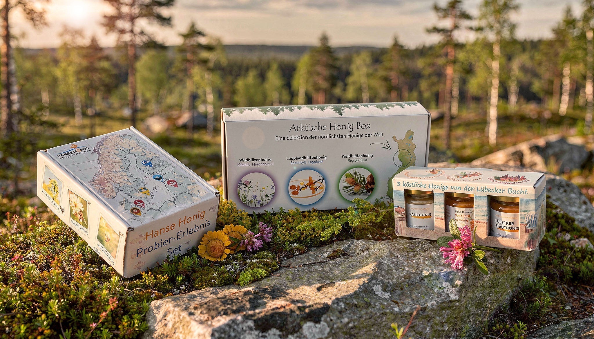 Honig-Sets und Geschenkverpackungen –
