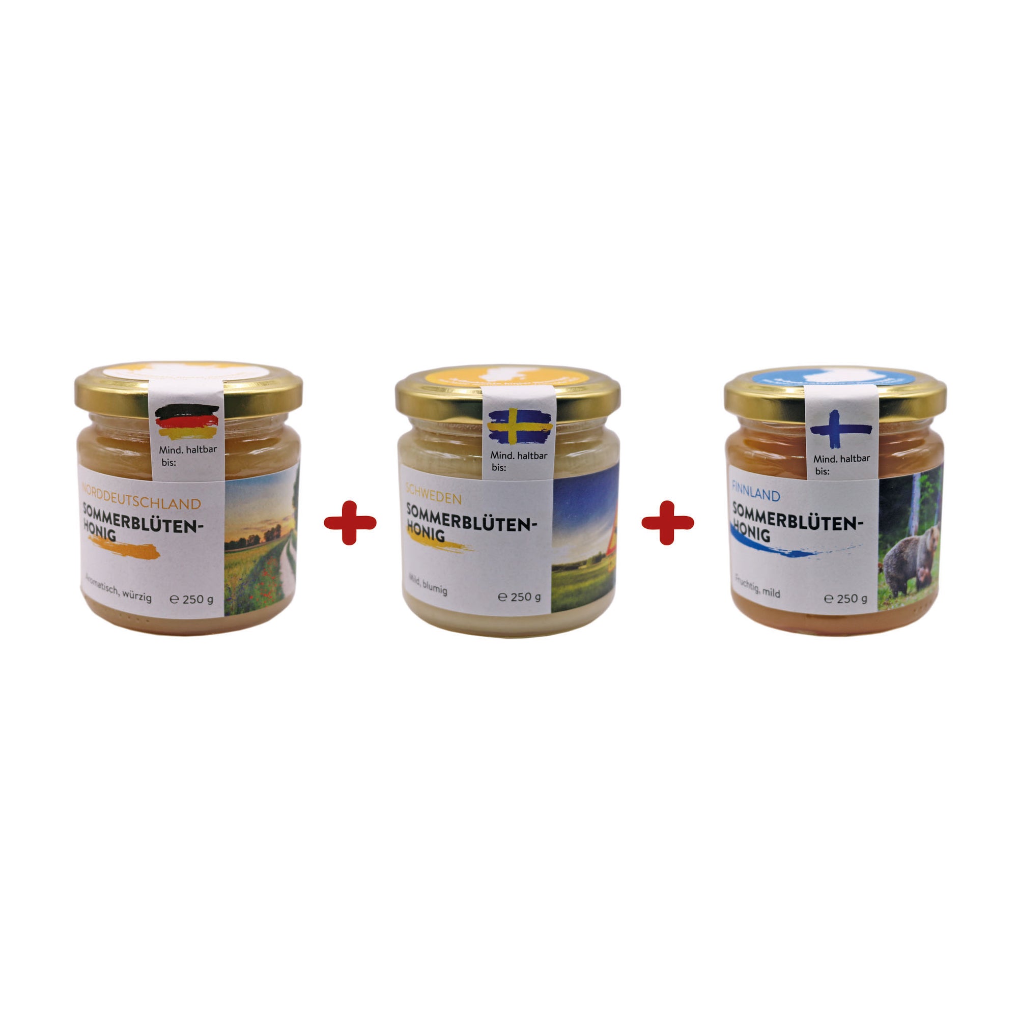 Honig Set "Nordische Sommer Honigtrilogie"