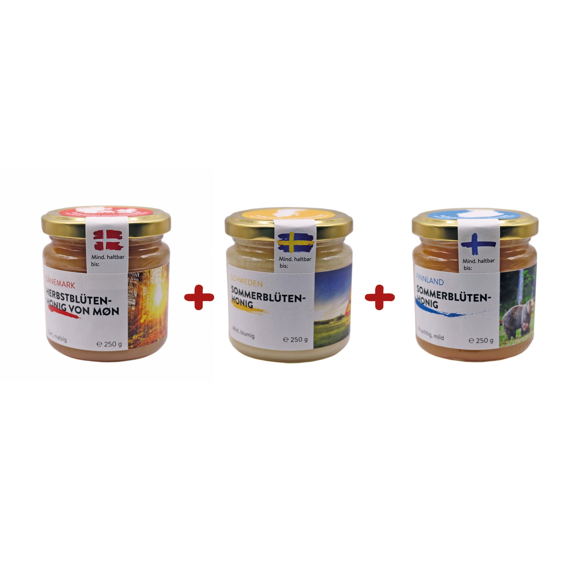 Honig Set "Skandinavische Honigtriologie"