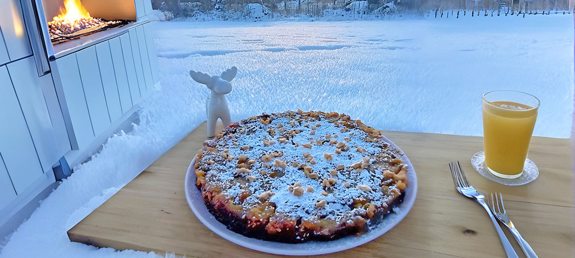 Upside-Down Apfelkuchen mit Honig und gebräunter Butter – Ein Genuss aus Herbstäpfeln