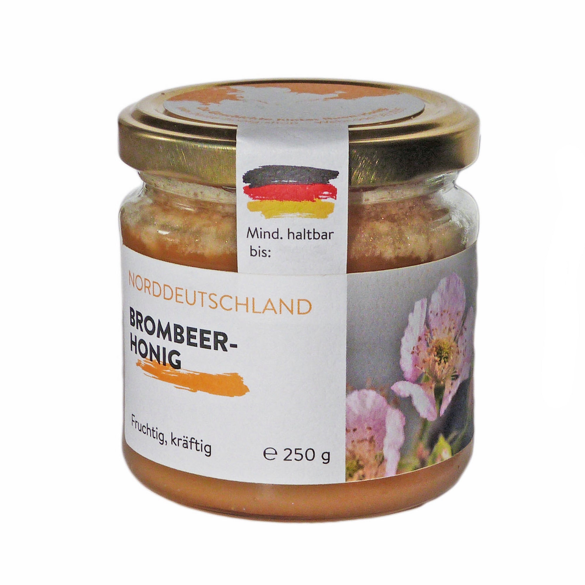 Miel de fleurs de mûres d'Allemagne du Nord 250g