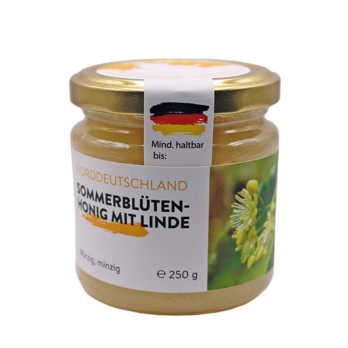 Norddeutscher Sommerblütenhonig mit Linde