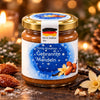 Hanse Honig Winterhonig Gebrannte Mandeln 250 g auf Tisch, cremige Honig-Kreation mit Mandel, Vanille und Zimt