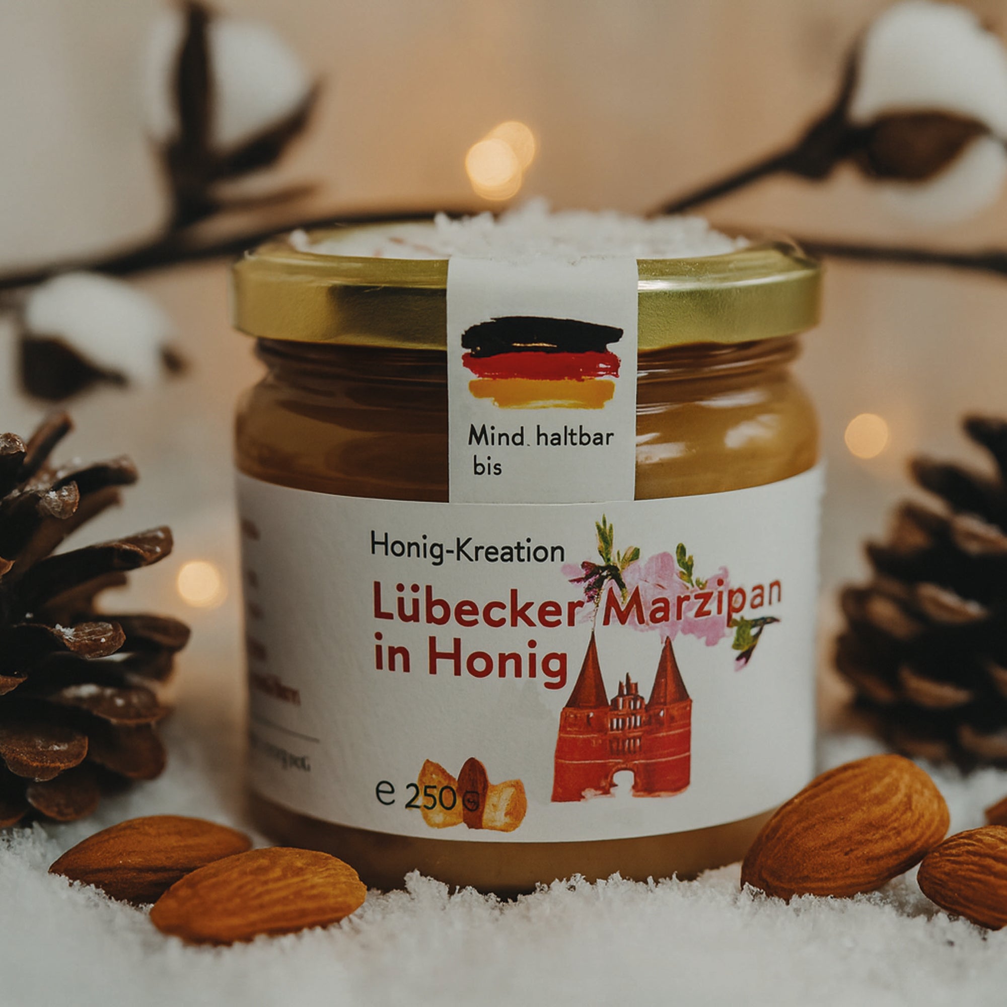 Nikolaus Geschenkset: Honig & Filztasche