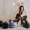 Geschenkset Hanse Honig Spekulatius – cremiger Blütenhonig mit Weihnachtsgewürzen im Baumwollsäckchen, nachhaltiges Wintergeschenk.